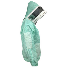 Load image into Gallery viewer, Beekeeping Three Layer Mesh Ultra Ventilated Jacket Aqua Fencing Veil (Free Gloves)
