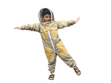 Load image into Gallery viewer, Beekeeping Ventilated Suit for Kids or Childfs In Khaki Colour