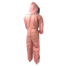 Load image into Gallery viewer, Beekeeping Ventilated Suit Three Layer Mesh Ultra Fencing Veil in PINK