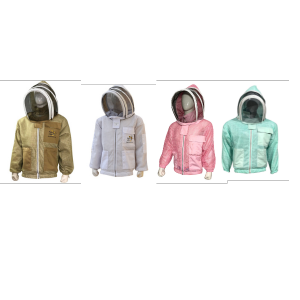 Beekeeping Ventilated Jacket With Fencing/Face Zipper Veil In Wholesale/Bulk