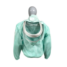 Load image into Gallery viewer, Beekeeping Three Layer Mesh Ultra Ventilated Jacket Aqua Fencing Veil (Free Gloves)

