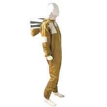 Load image into Gallery viewer, Beekeeping Semi Ventilated Full Suit in Khaki Fencing Veil***Free Gloves***
