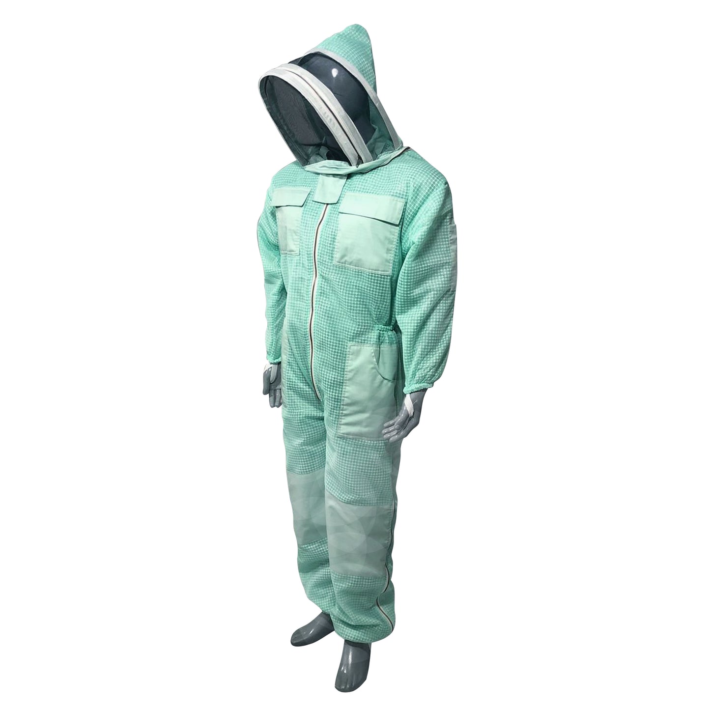 Beekeeping Ventilated Suit Three Layer Mesh Ultra Fencing Veil in AQUA