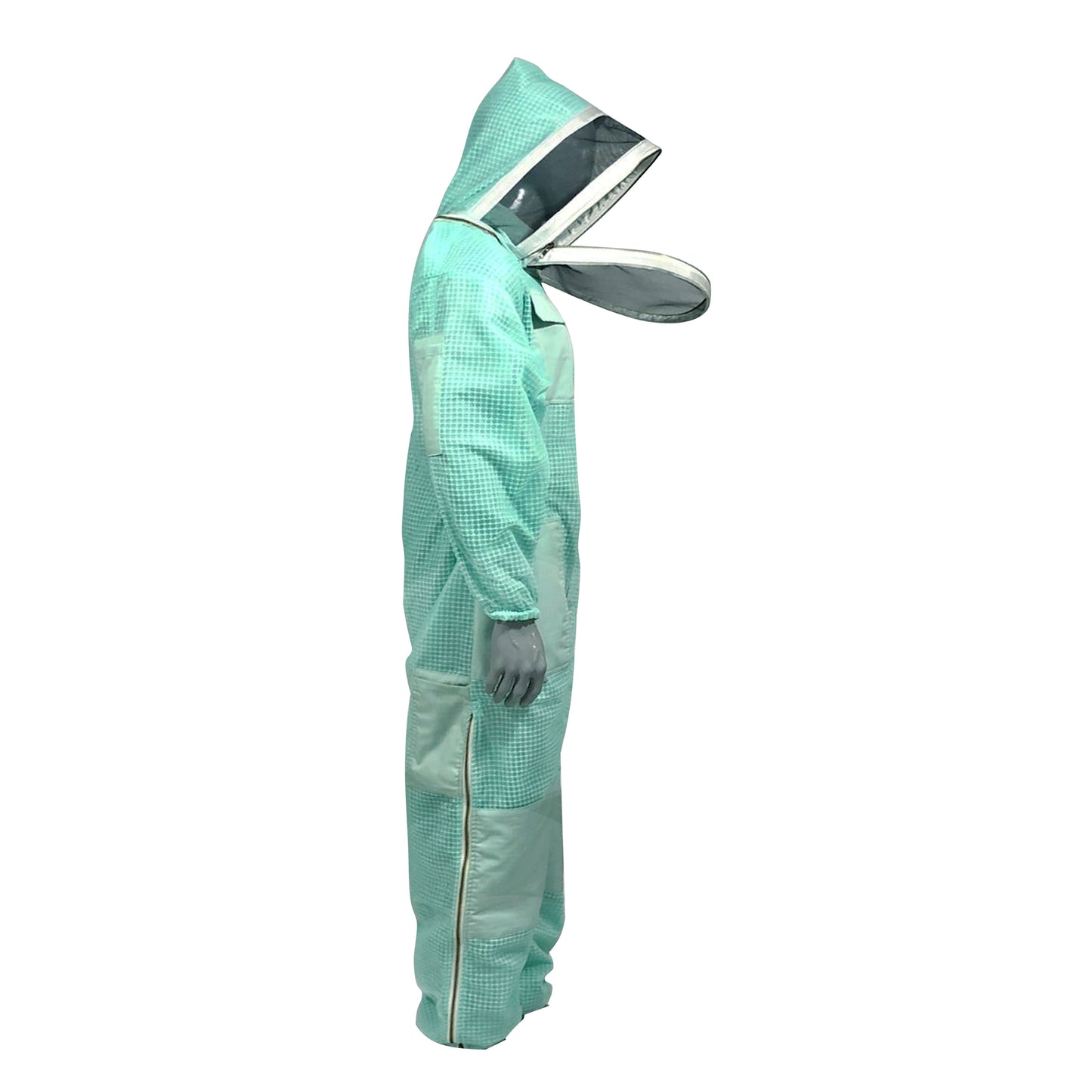 Beekeeping Ventilated Suit Three Layer Mesh Ultra Fencing Veil in AQUA