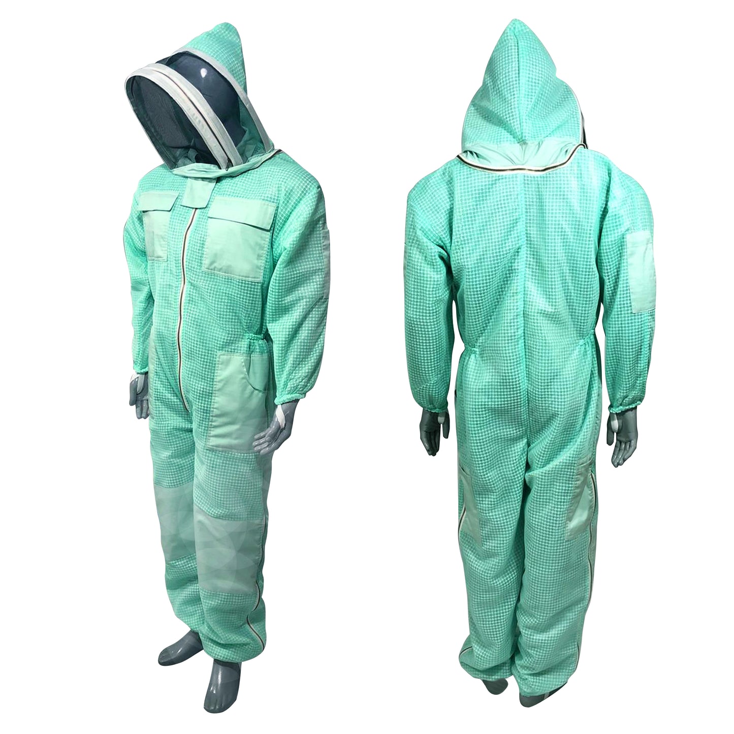 Beekeeping Ventilated Suit Three Layer Mesh Ultra Fencing Veil in AQUA