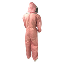Load image into Gallery viewer, Beekeeping Ventilated Suit Three Layer Mesh Ultra Fencing Veil in PINK
