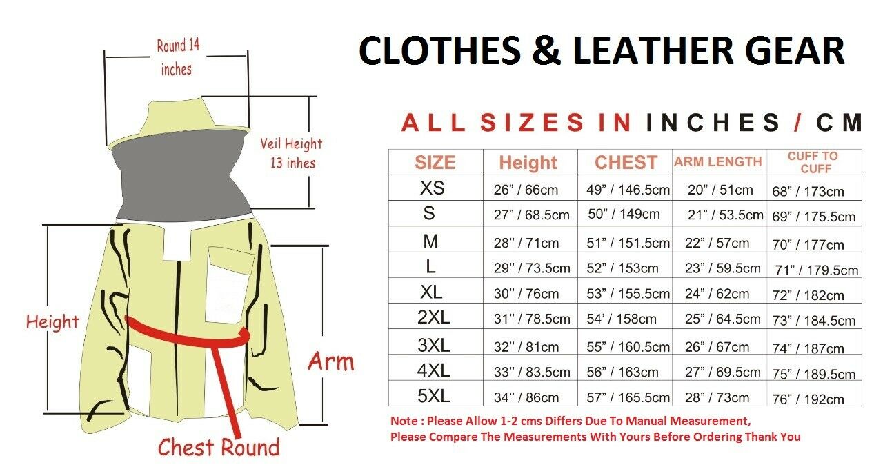 Beekeeping Ventilated Jacket Three Layer Mesh Ultra Round Veil in White Colour (1 X Free Gloves)